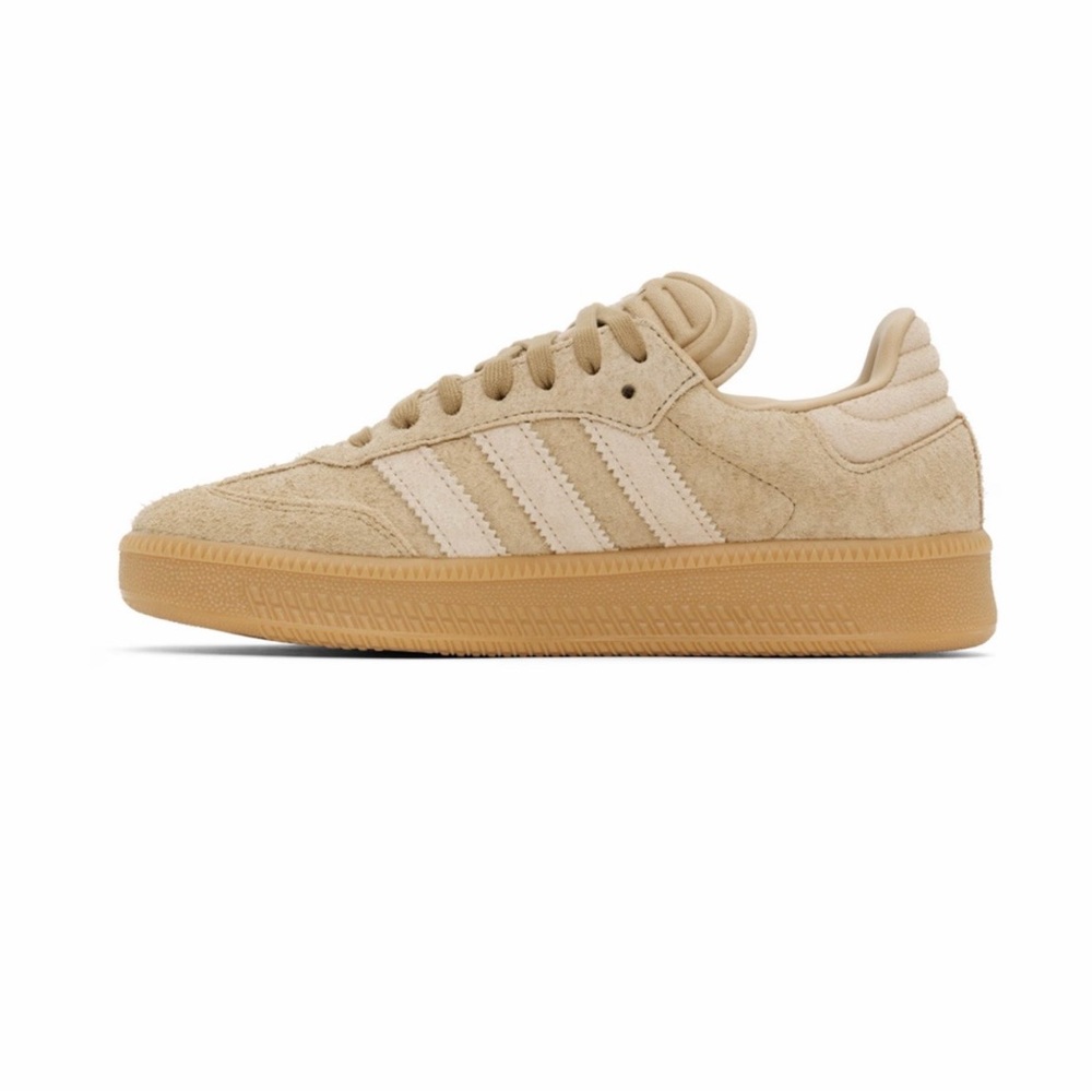 New Adidas Samba Men’s 12. Beige Suede Sneakers - Picture 2 of 6
